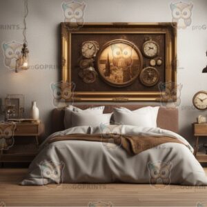 *Package* Steampunk Bedroom Mockups