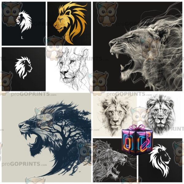 *Package* 10 Lion Images/logo
