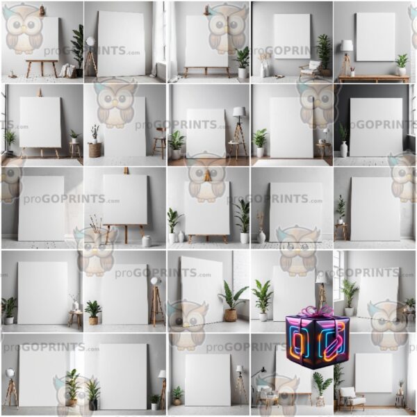 *Package* 30 Canvas Mockups