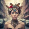 Photomanipulation art female