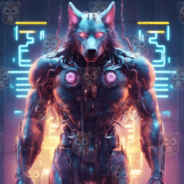 Wolf cyberpunk