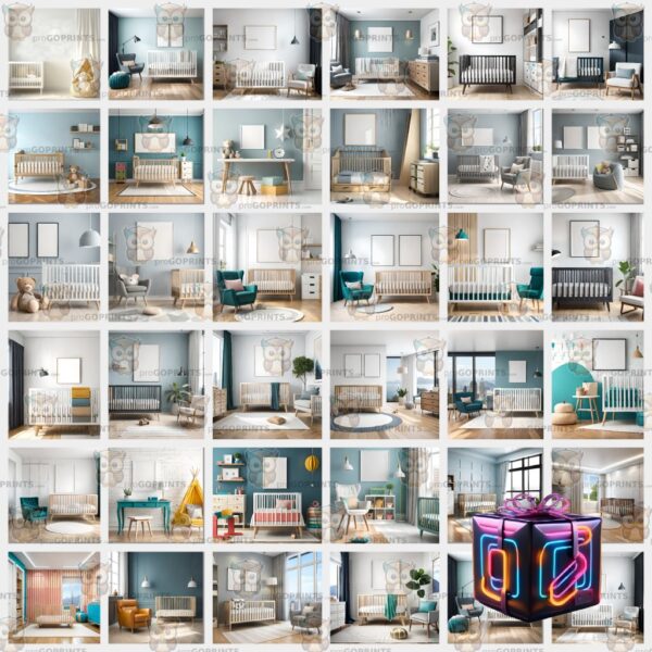 *Package* 34 Nursery Mockups