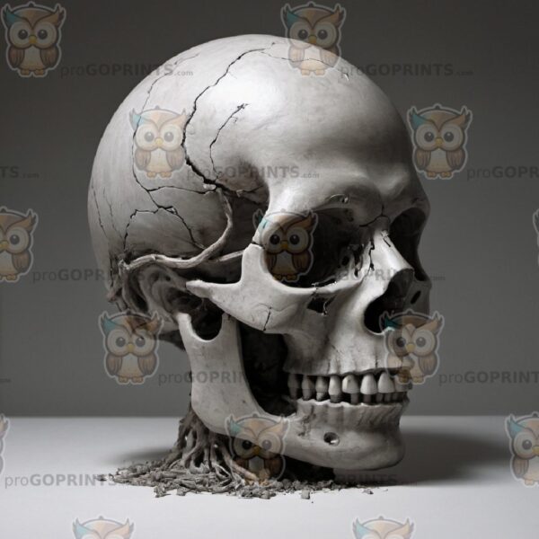 Conceptual Art Skull