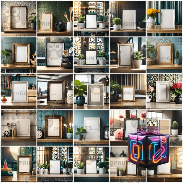 *Package* 25 Picture Frame Mockups